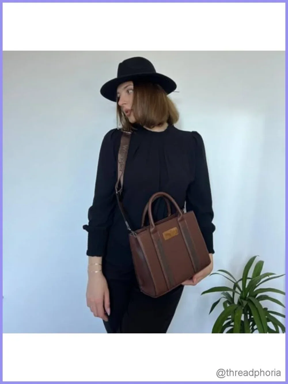 Wrangler Tote Bag Vegan Leather Satchel Crossbody Purse